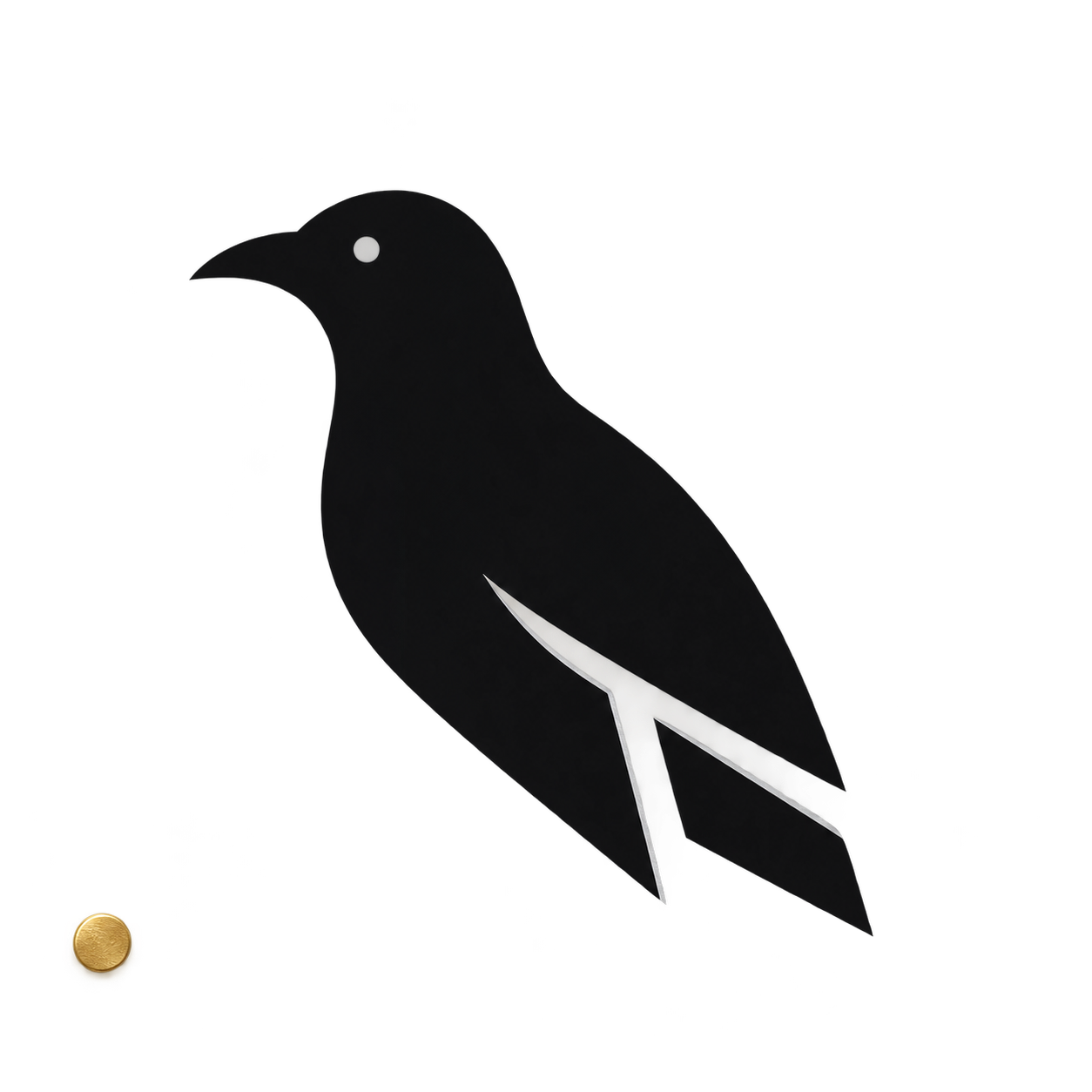 Le corbeau Yataga en vol